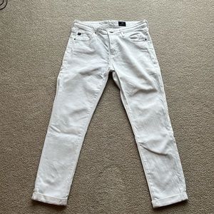 AG white denim jeans 26R
